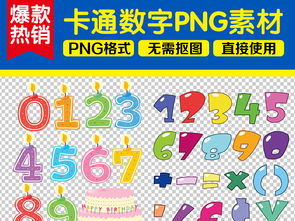 卡通數(shù)字立體周年慶海報(bào)設(shè)計(jì)素材與PSD模板